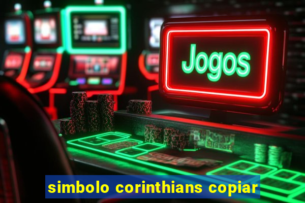 simbolo corinthians copiar